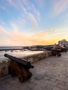 Sunset view over the beach called Praia Da Vasco da Gama in Sines, Portugal