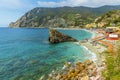 A view over the beaches at Monterosso al Mare, Italy