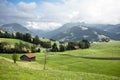 View over beautiful Swiss Alps Royalty Free Stock Photo