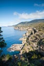 View over beautiful Tasman coastline Royalty Free Stock Photo