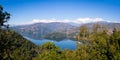 View over Begnas Tal Royalty Free Stock Photo