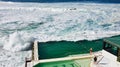 Very Rough pacific Ocean Waves, Bondi Beach, Sydney, Australia