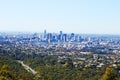 View over Brisbane City and suburbs, Queensland, Australia Royalty Free Stock Photo