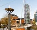 View Over Bristol Temple Quay Valentine Bridge and Eye Building