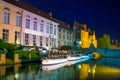 View over Brugge canal, Belgium.