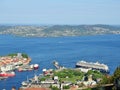 View over bryggen - bergen - norway