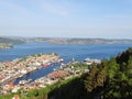 View over bryggen - bergen - norway