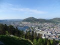 View over bryggen - bergen - norway