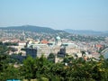 View over Budapest and Donau Royalty Free Stock Photo