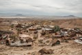 View over Calico Ghost Town in san bernardino county, USA