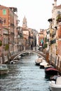 View over the canals of Venice, Italy