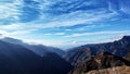 View over a canyon near El Toscon, Gran Canaria