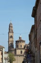 View over the church of San Michele in Fidenza