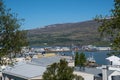 View over city of Akureyri in Iceland