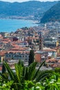 View over the city of Alassio Royalty Free Stock Photo