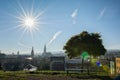 View over the city of Cluj-Napoca Royalty Free Stock Photo