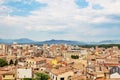 View over the city of Girona, Catalonia Royalty Free Stock Photo