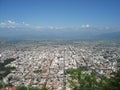 View over the city of Salta (Argentina) Royalty Free Stock Photo