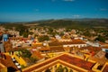 View over the city Trinidad on Cuba