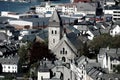 View over the city of Ãâ¦lesund, Norway Royalty Free Stock Photo