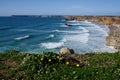 View over cliffs, Mediterranean Sea. Spain. Royalty Free Stock Photo