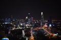 View over Ho Chi Minh City Saigonfrom AB Tower with Bitexco Financial Tower in Vietnam, Asia Royalty Free Stock Photo