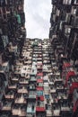 Densely populated housing estate, apartment building, Quarry Bay, Hong Kong Island, Hong Kong, China, Asia Royalty Free Stock Photo