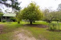 View over Davidson Whaling Station Historic Site, a heritage-listed former whaling station built in 1896 at Edrom, Bega Valley Royalty Free Stock Photo