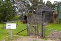 View over Davidson Whaling Station Historic Site, a heritage-listed former whaling station built in 1896 at Edrom, Bega Valley Royalty Free Stock Photo