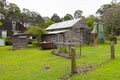 View over Davidson Whaling Station Historic Site, a heritage-listed former whaling station built in 1896 at Edrom, Bega Valley Royalty Free Stock Photo