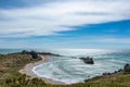 View over Deliverance Cove and Castlepoint Lighthouse