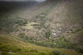 A view over the depopulated Drave village - Arouca Royalty Free Stock Photo