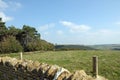 View over Dorset coast, Abbotsbury gardens Royalty Free Stock Photo