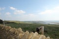 View over Dorset coast, Abbotsbury gardens