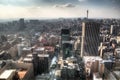 View over downtown Johannesburg in South Africa Royalty Free Stock Photo