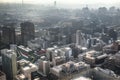 View over downtown Johannesburg in South Africa Royalty Free Stock Photo