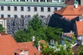 Dripstone wall in Prague