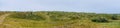 View over the dunes of Ameland, Holland Royalty Free Stock Photo