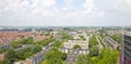 View over Dutch city of Beverwijk Royalty Free Stock Photo