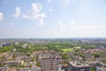 View over Dutch city of Beverwijk Royalty Free Stock Photo