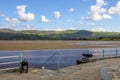 View of the Dwyryd Estuary from Portmeirion in North Wales Royalty Free Stock Photo