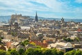 View over edinburgh from arthur seat, scotland, uk