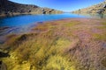 View over Emerald lake, Tongariro Crossing New Zealand Royalty Free Stock Photo