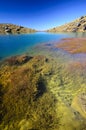 View over Emerald lake, Tongariro Crossing New Zealand Royalty Free Stock Photo