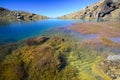 View over Emerald lake, Tongariro Crossing New Zealand Royalty Free Stock Photo