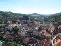 View over Cesky Krumlov - Krumau, Czech Republic