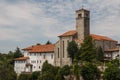 A view over facades of Cividale del Friuli medieval town