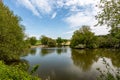 A View over Falmer Pond Royalty Free Stock Photo