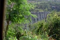 View over the famous Goteik Viaduct bridge in Myanmar