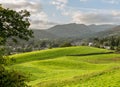 View over fields to Ambleside Lake District Royalty Free Stock Photo